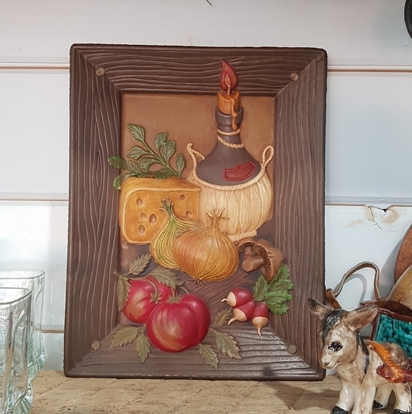 1970s Handpainted Pottery Art - Picture 12 of 12